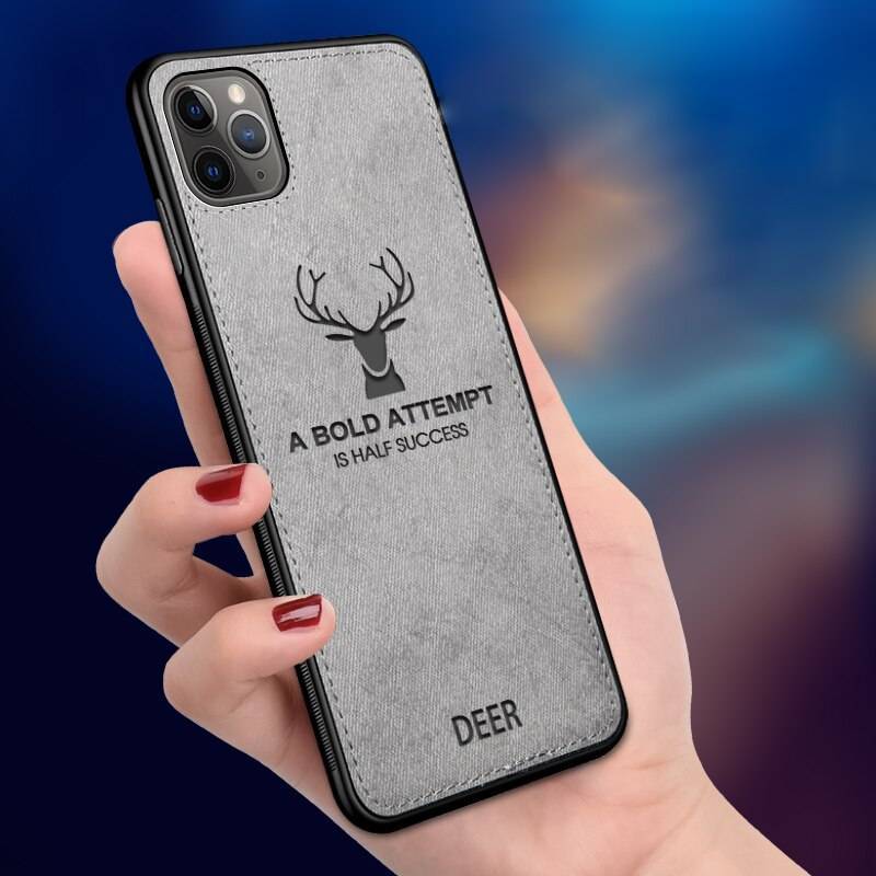 iPhone 11 Pro Deer Pattern Inspirational Soft Case