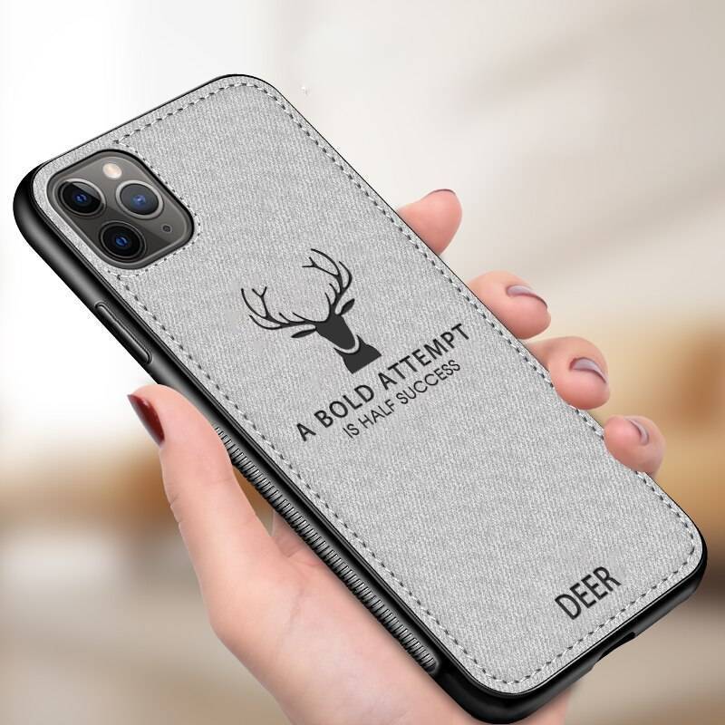 iPhone 11 Pro Deer Pattern Inspirational Soft Case