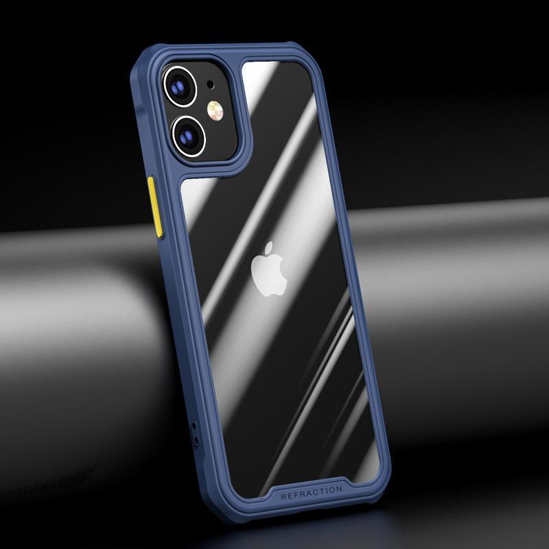 iPhone 12 Durable Shockproof Refraction Fiber Case