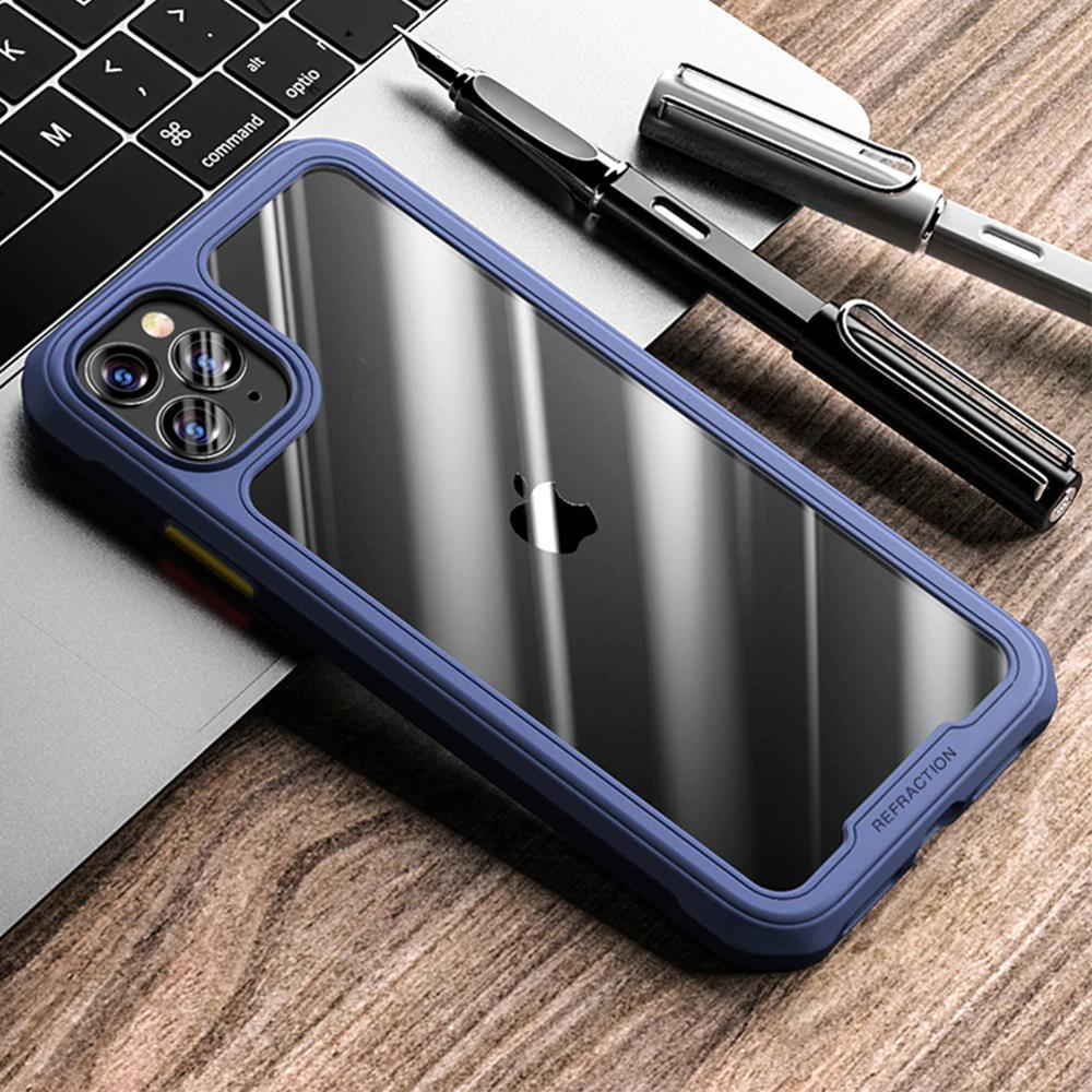 iPhone 12 Durable Shockproof Refraction Fiber Case