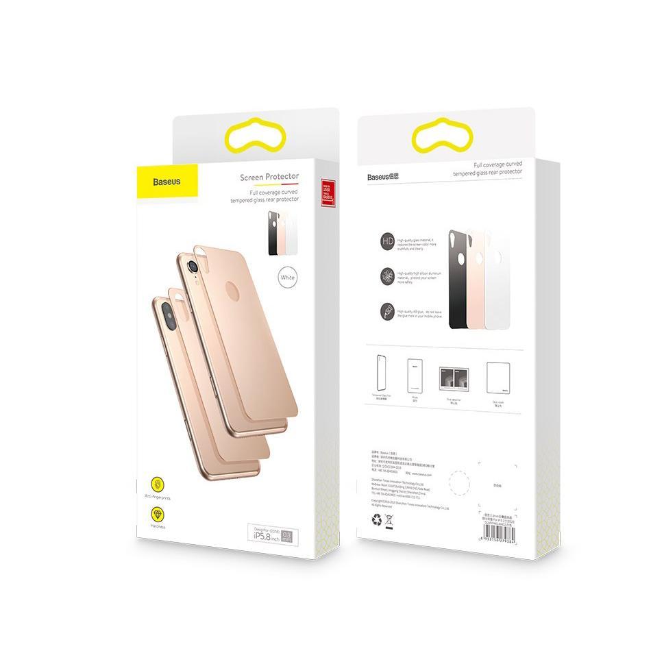 Baseus ® iPhone XS Max  Ultra-thin Back Tempered Glass