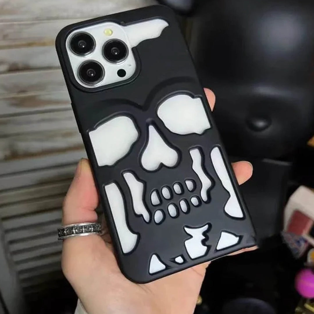 iPhone 13 Series Hollow Skull Design Case