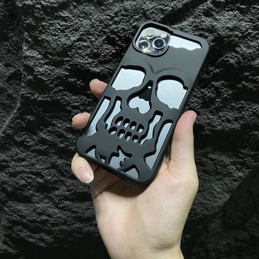 iPhone 13 Series Hollow Skull Design Case