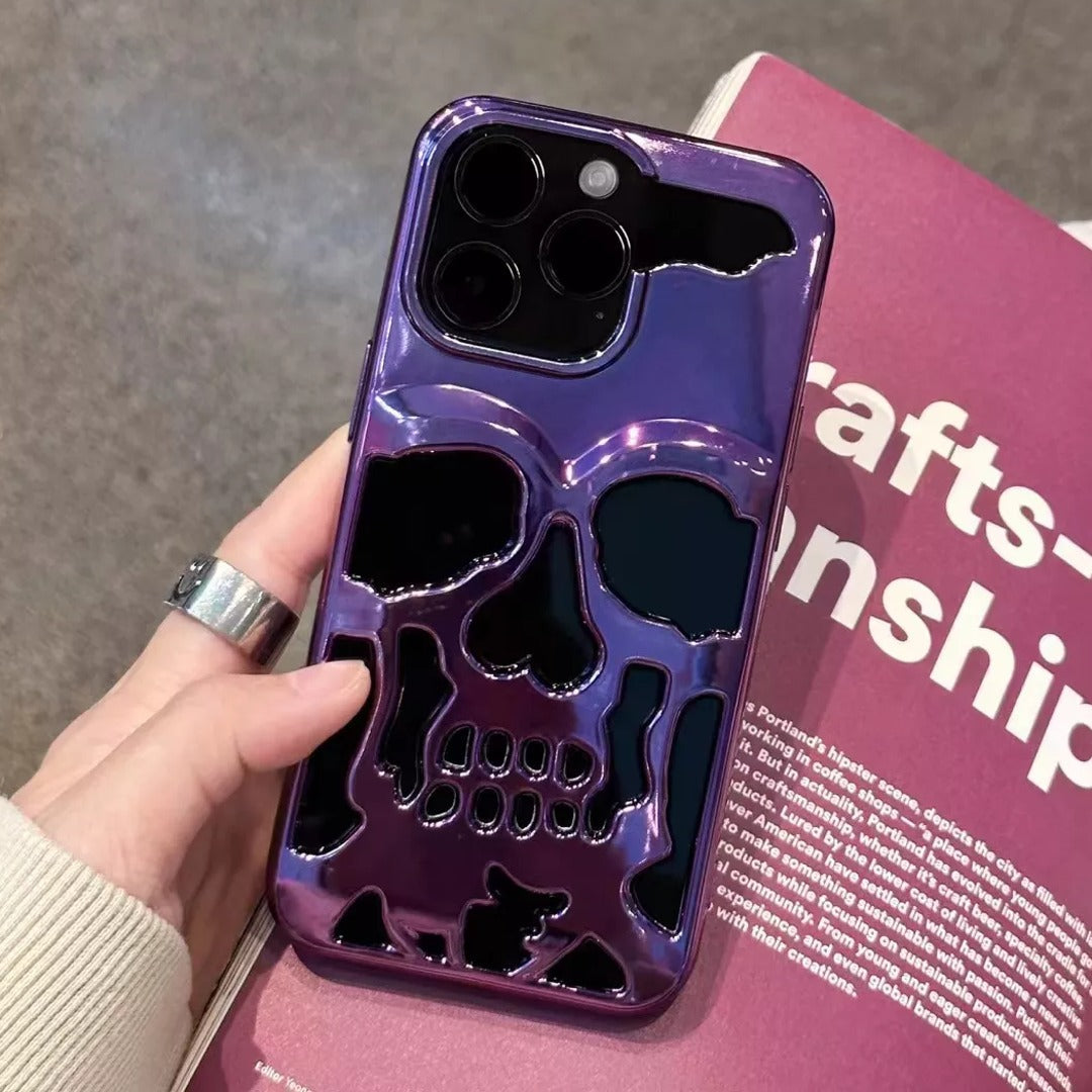 Hollow Skull Design Case - iPhone