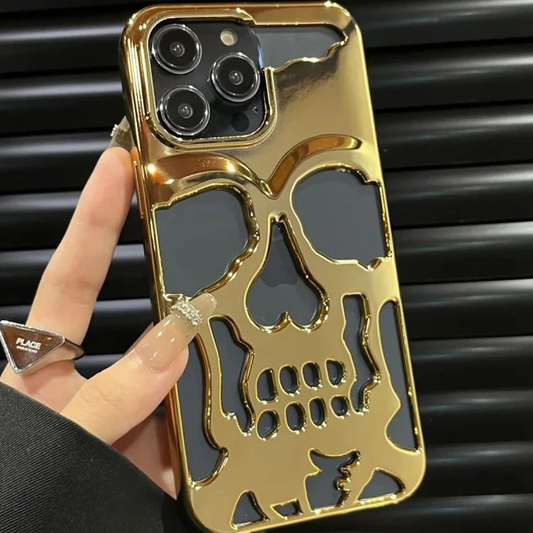 Hollow Skull Design Case - iPhone