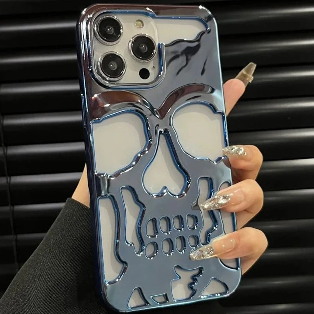 iPhone 13 Series Hollow Skull Design Case