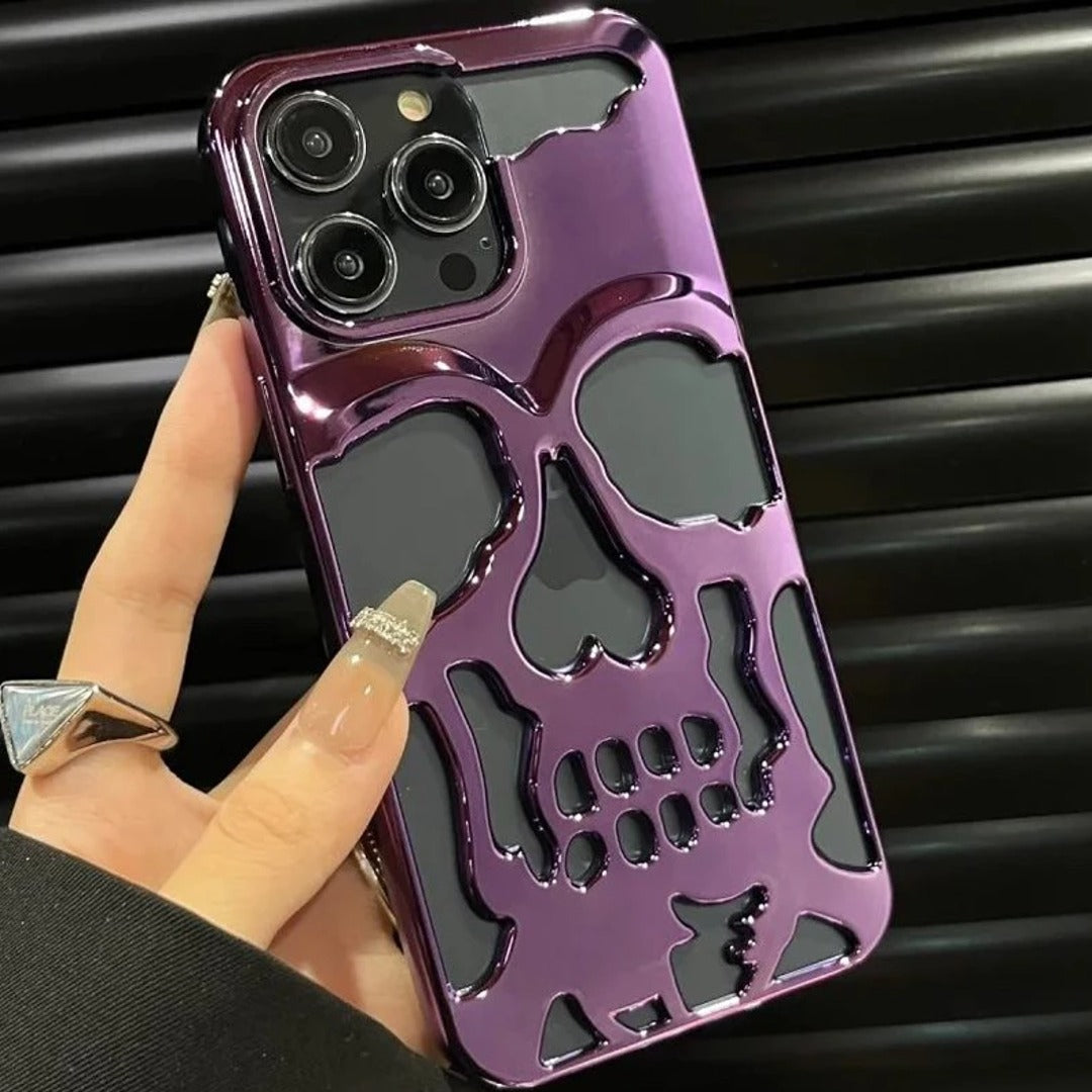 iPhone 13 Series Hollow Skull Design Case