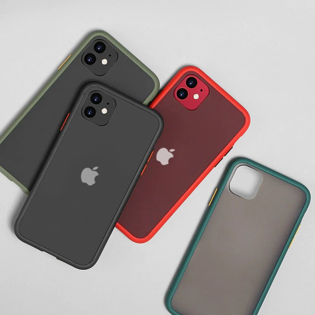 iPhone 12 Luxury Shockproof Matte Finish Case