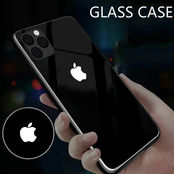 iPhone 11 Pro Max LED Logo Glass Back Case