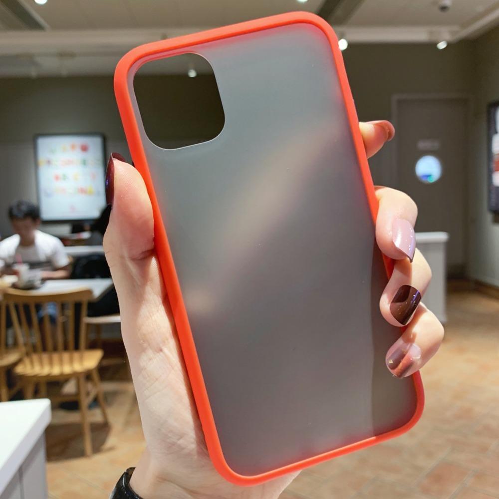 Luxury Shockproof Matte Finish Case - iPhone