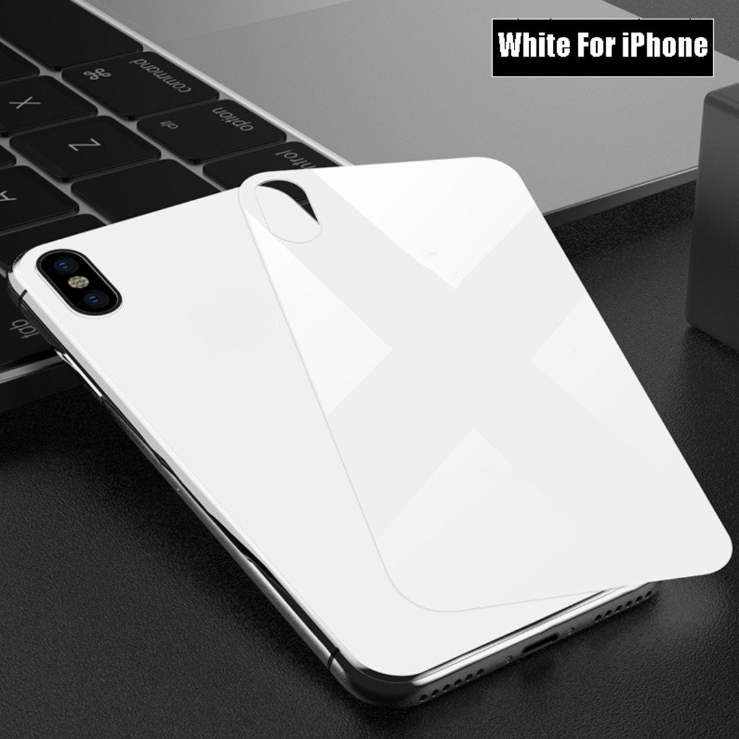 iPhone X Series Back Tempered Glass