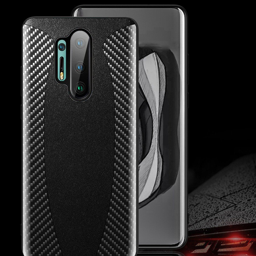 OnePlus 8 Pro Mclaren Style Carbon Leather Texture Case