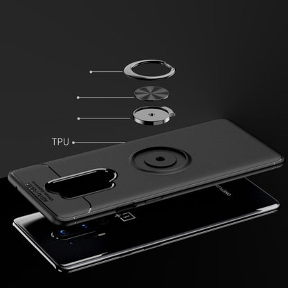 OnePlus 8 Pro (3 in 1 Combo) Metallic Ring Case + Tempered Glass + Earphones