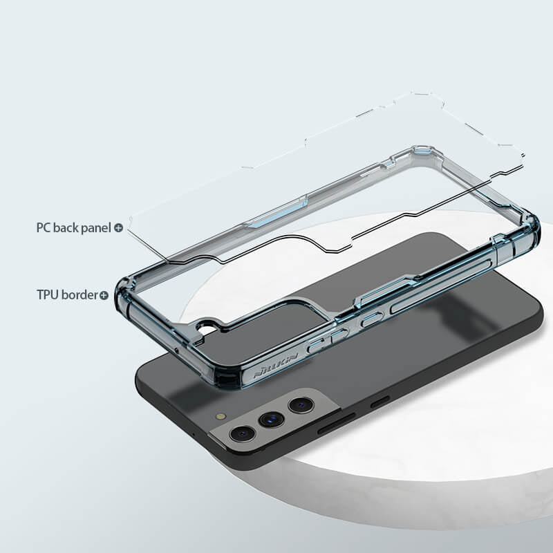 Galaxy S22 Plus Shockproof Transparent Back Eagle Case