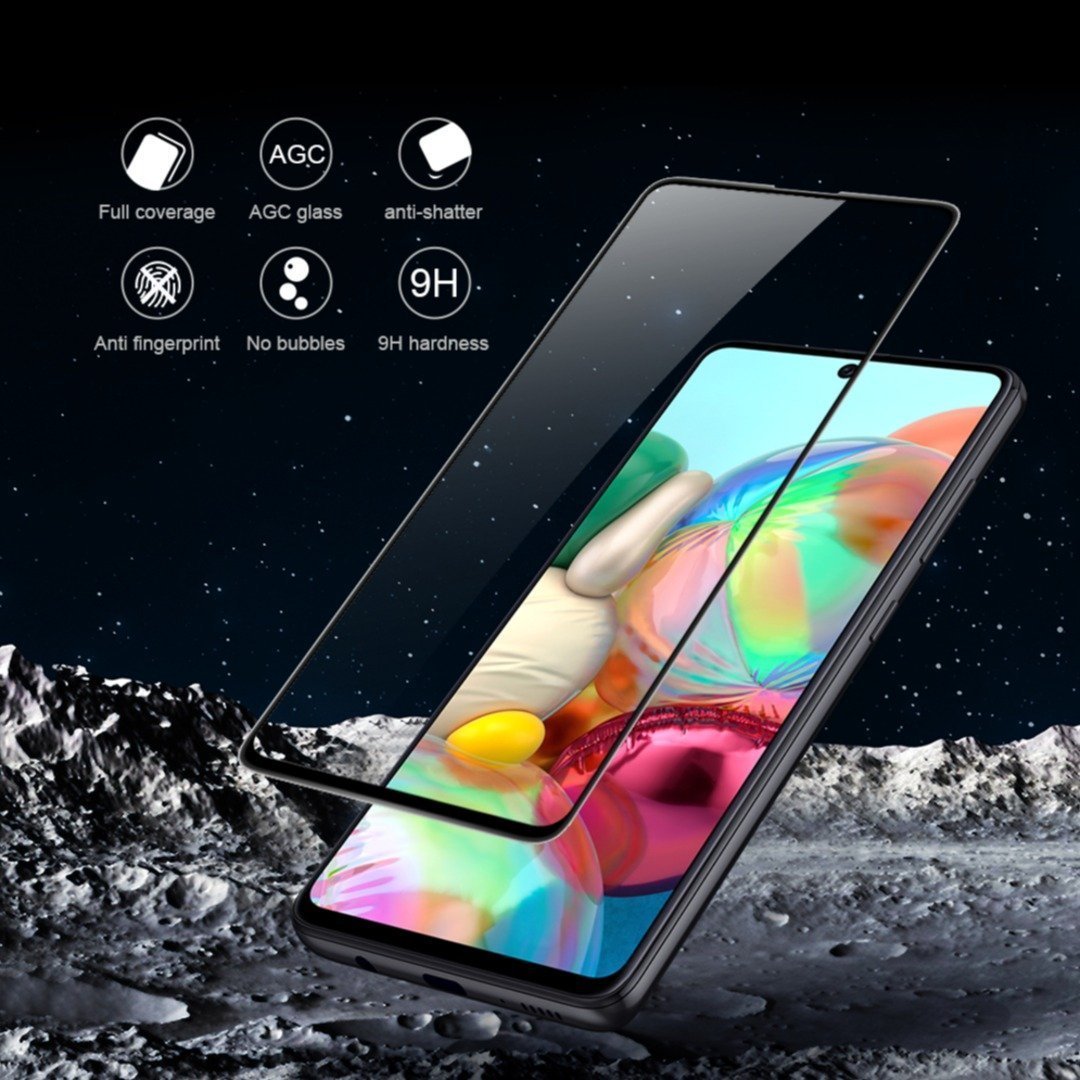 Galaxy A71 Ultra HD Full Coverage Tempered Glass