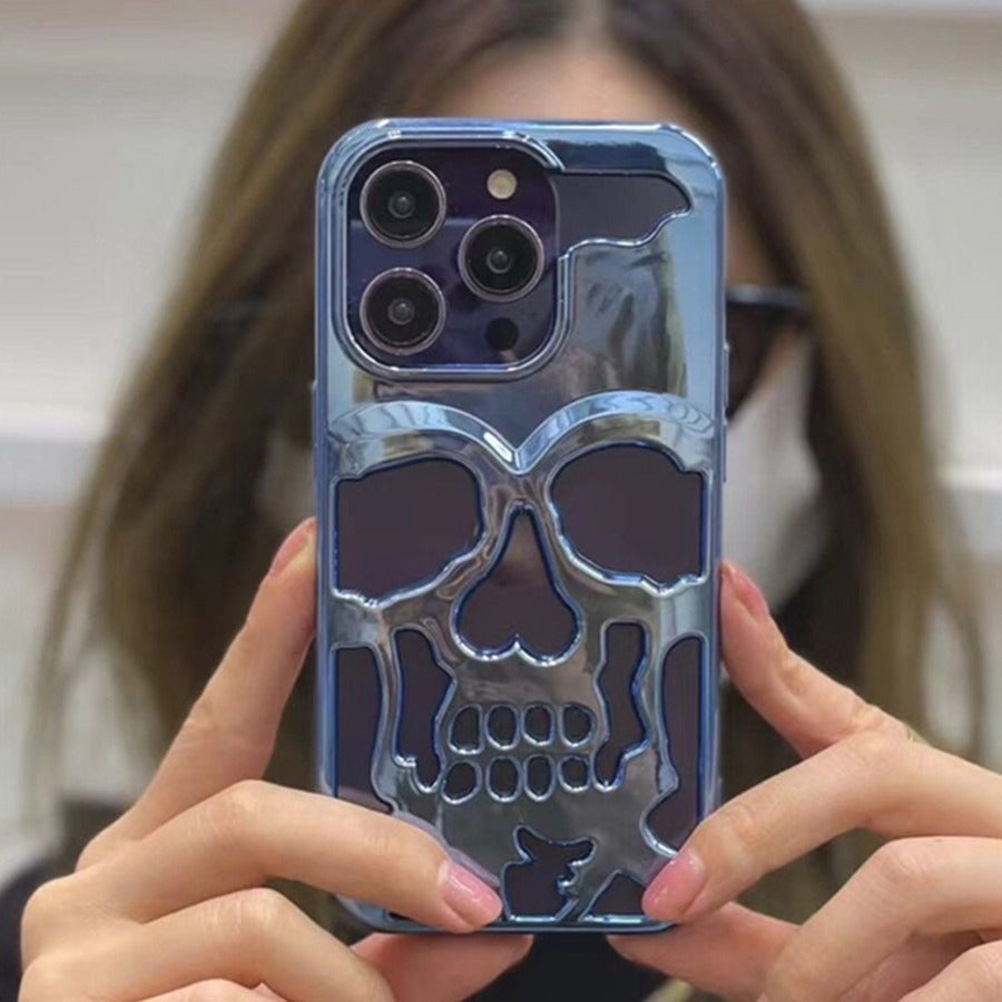 iPhone Series Hollow Skull Design Case