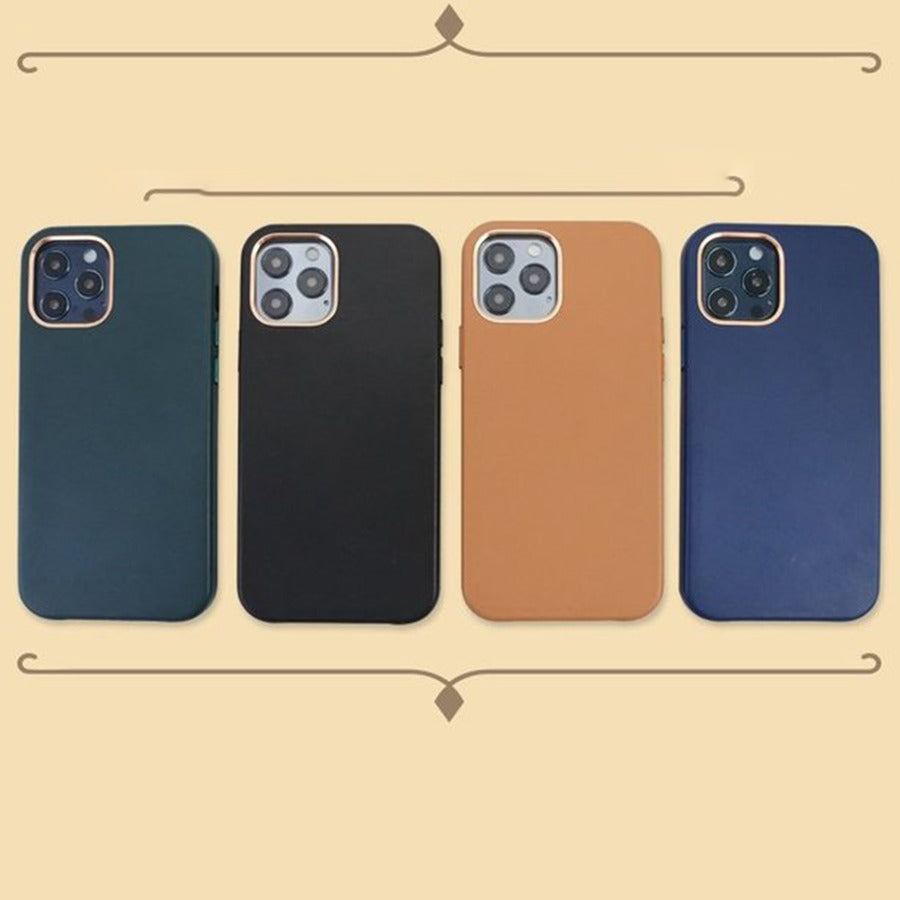 iPhone 13 Series Luxury Genuine Leather Case